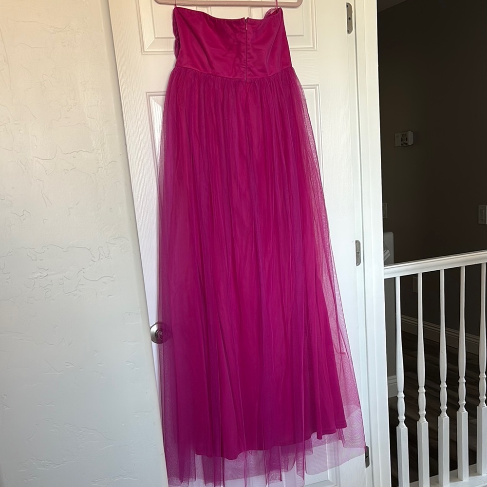 Chelsea28 Strapless Dress in Vibrant Pink - Picture 5 of 5